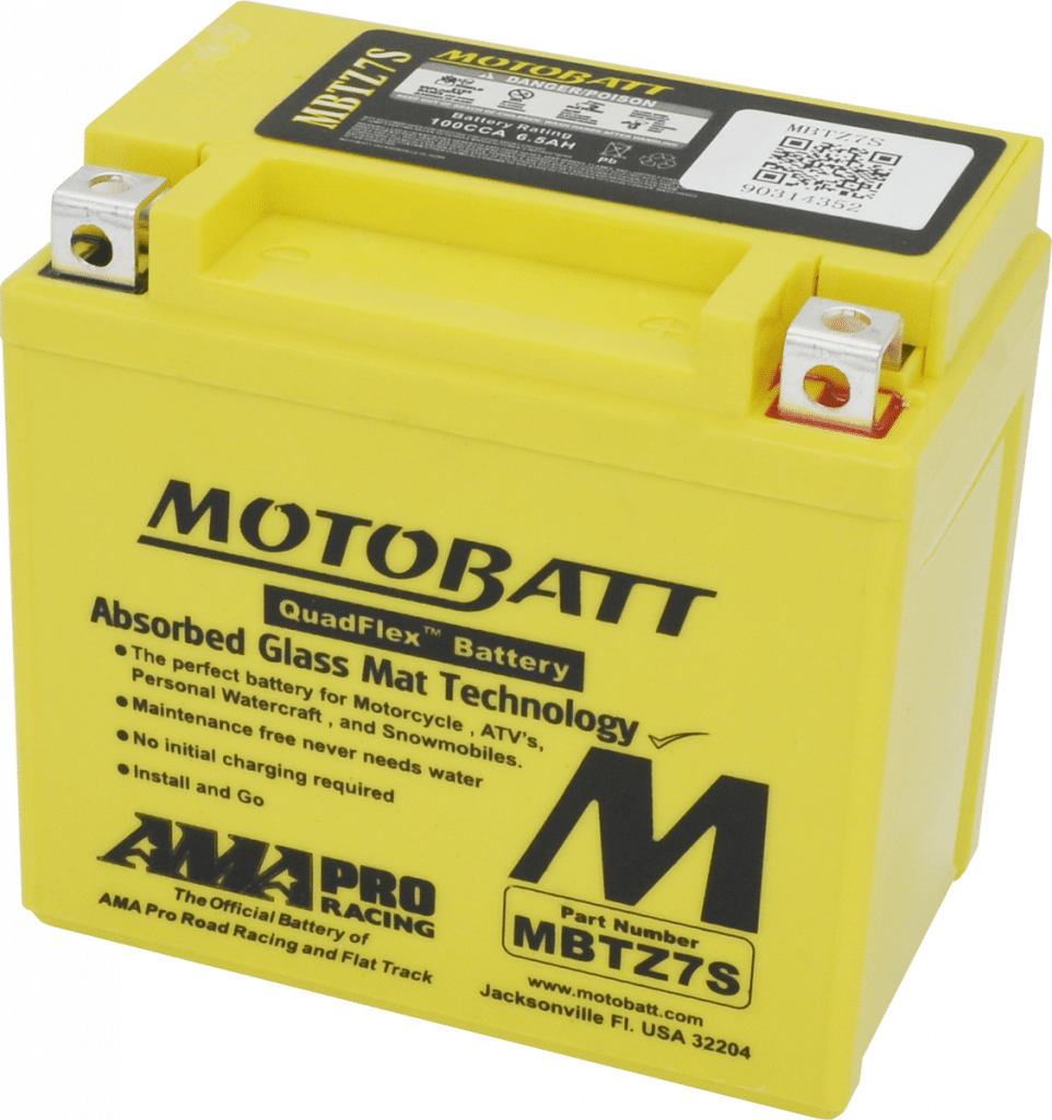 MBTZ7S MOTOBATT BATTERY 12V 6AH
